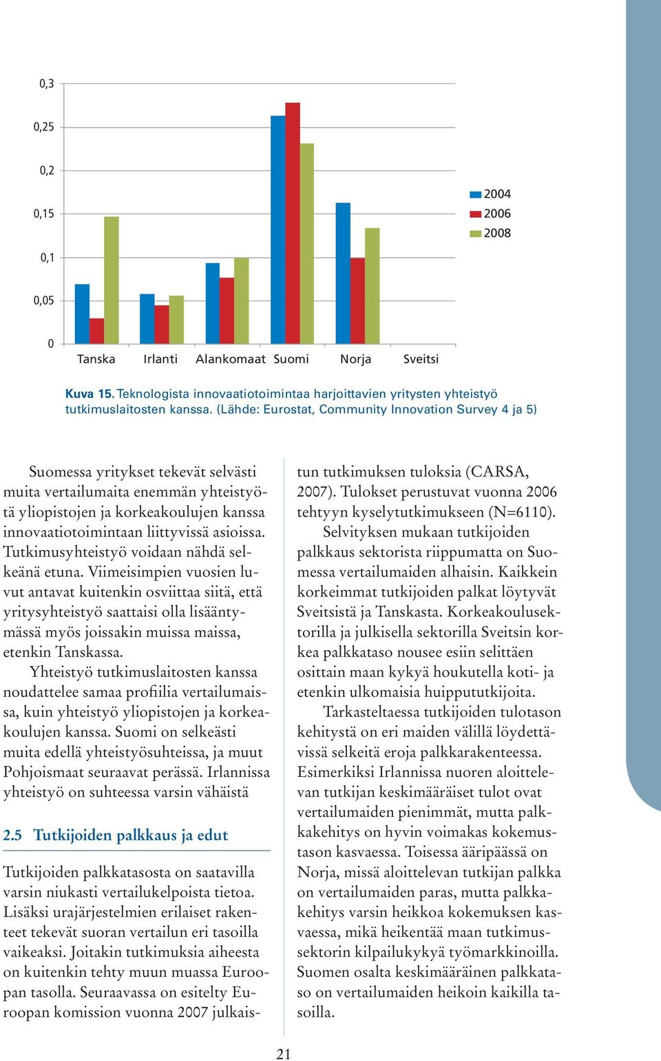 liittyvissä asioissa. Tutkimusyhteistyö voidaan nähdä selkeänä etuna.