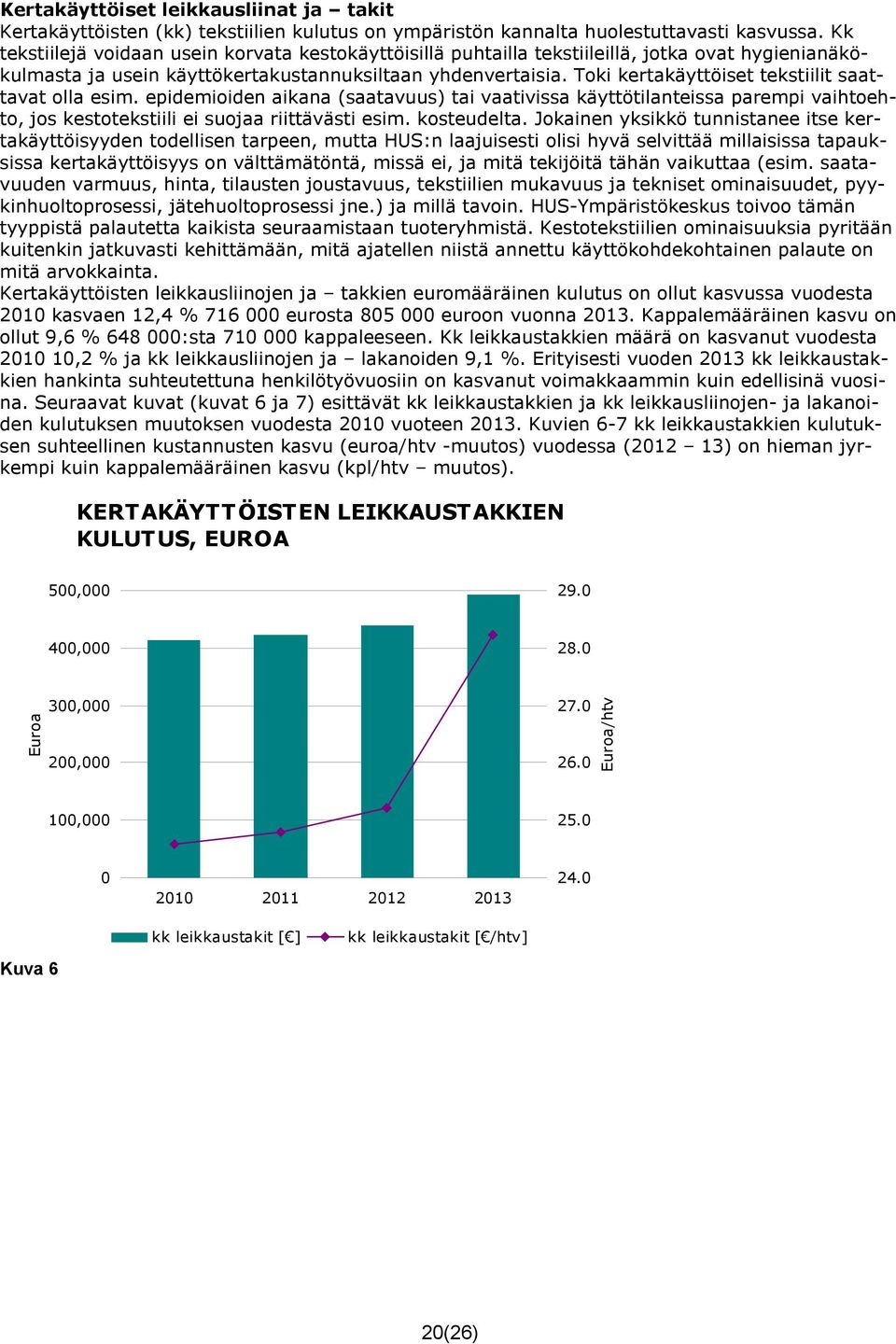 Toki kertakäyttöiset tekstiilit saattavat olla esim. epidemioiden aikana (saatavuus) tai vaativissa käyttötilanteissa parempi vaihtoehto, jos kestotekstiili ei suojaa riittävästi esim. kosteudelta.