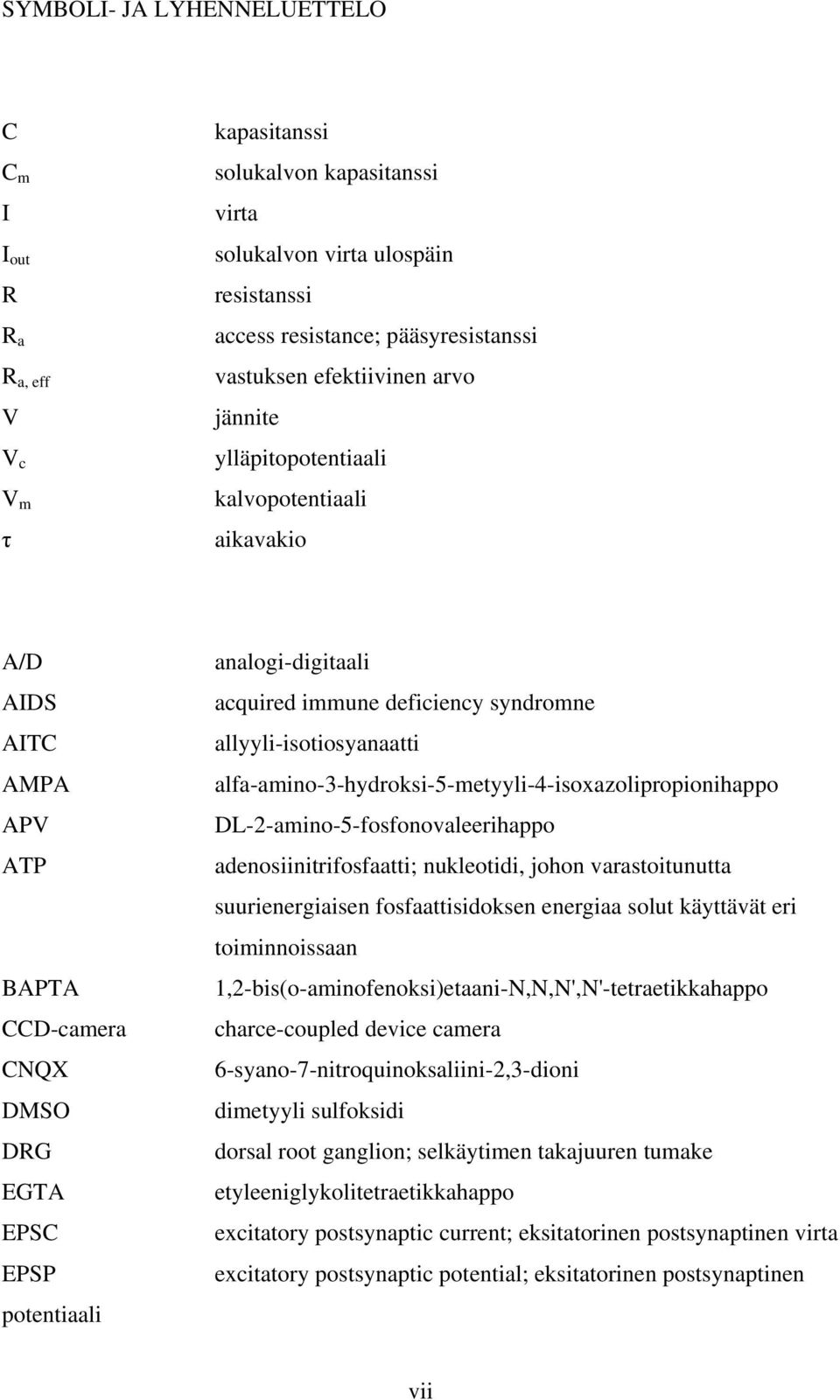 deficiency syndromne allyyli-isotiosyanaatti alfa-amino-3-hydroksi-5-metyyli-4-isoxazolipropionihappo DL-2-amino-5-fosfonovaleerihappo adenosiinitrifosfaatti; nukleotidi, johon varastoitunutta