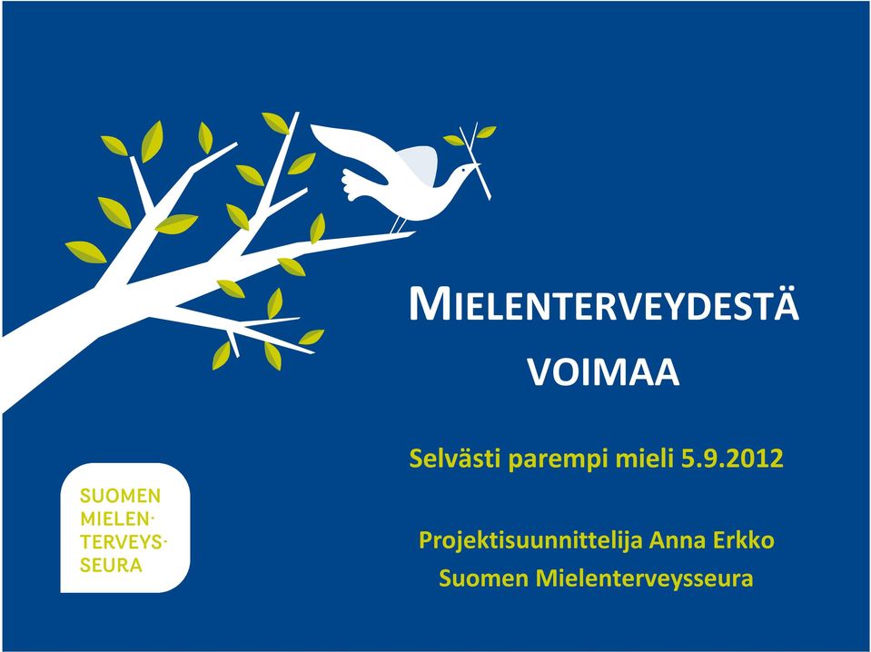 2012 Projektisuunnittelija