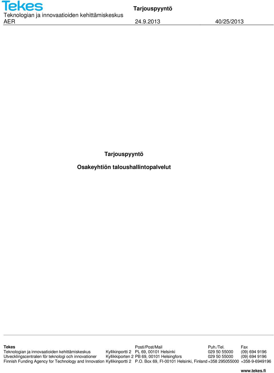 Finnish Funding Agency for Technology and Innovation