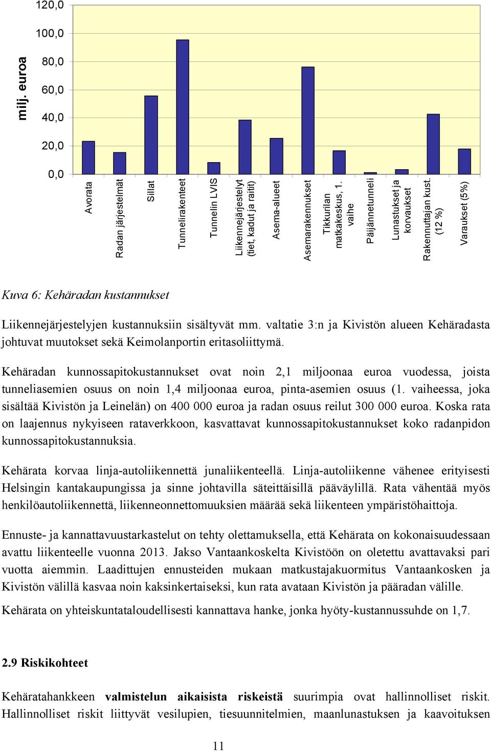 valtatie 3:n ja Kivistön alueen Kehäradasta johtuvat muutokset sekä Keimolanportin eritasoliittymä.