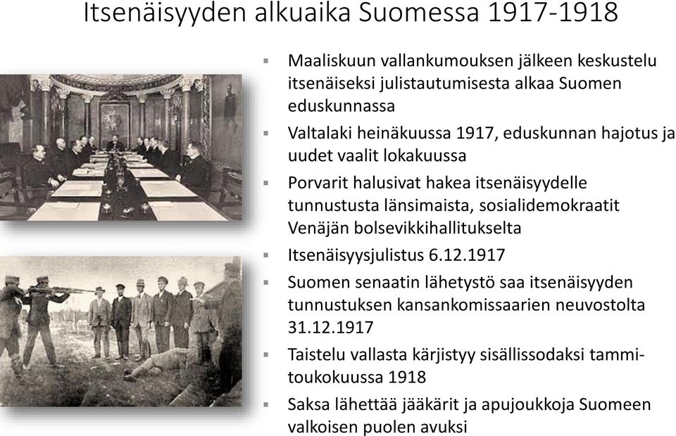 sosialidemokraatit Venäjän bolsevikkihallitukselta Itsenäisyysjulistus 6.12.