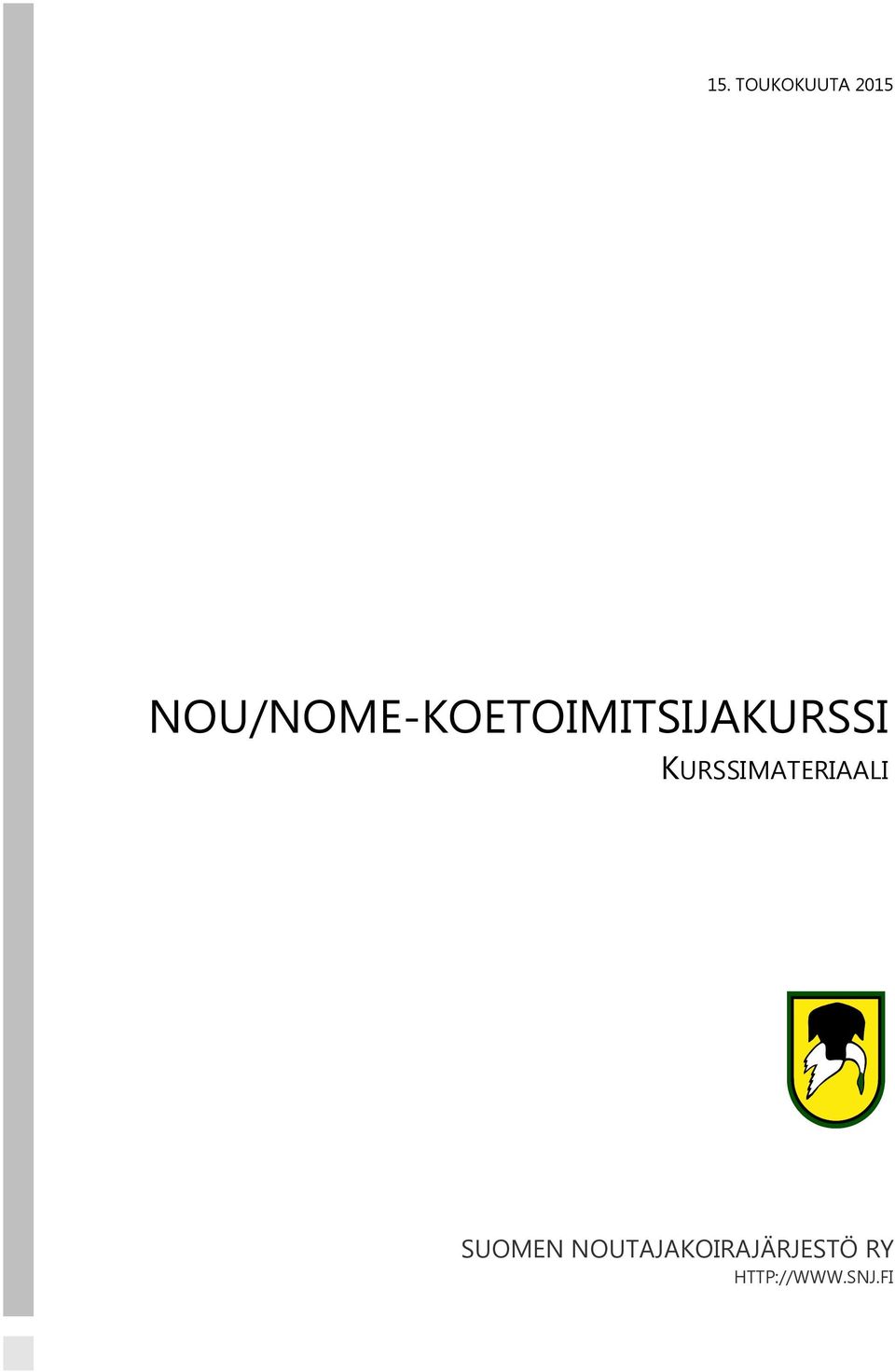 KURSSIMATERIAALI SUOMEN