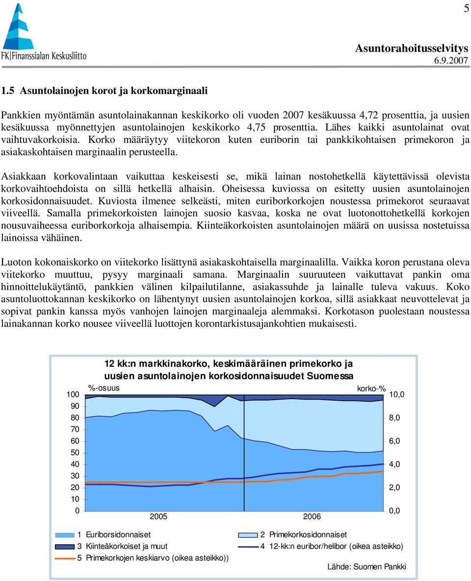 Asiakkaan korkovalintaan vaikuttaa keskeisesti se, mikä lainan nostohetkellä käytettävissä olevista korkovaihtoehdoista on sillä hetkellä alhaisin.