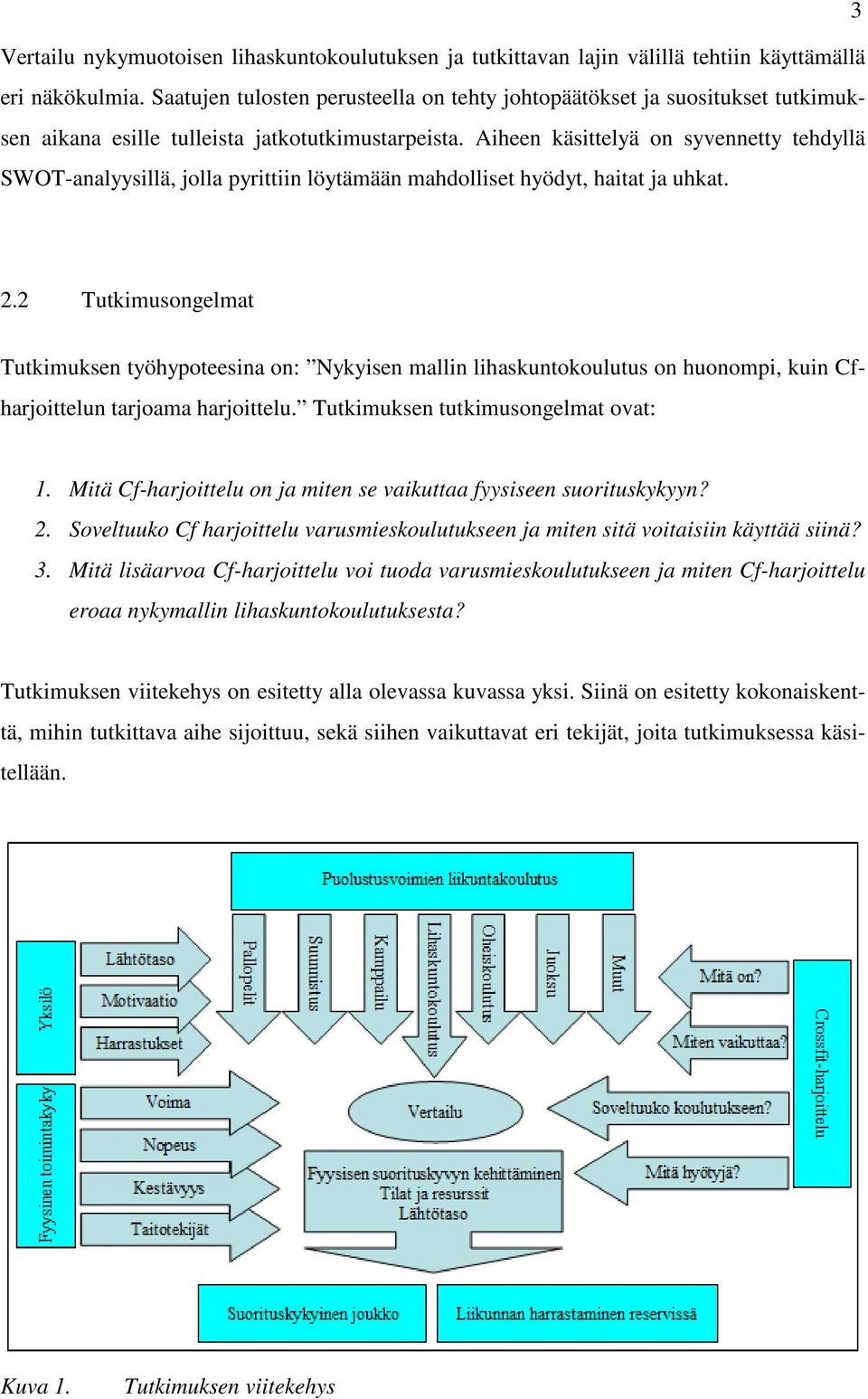 Aiheen käsittelyä on syvennetty tehdyllä SWOT-analyysillä, jolla pyrittiin löytämään mahdolliset hyödyt, haitat ja uhkat. 2.