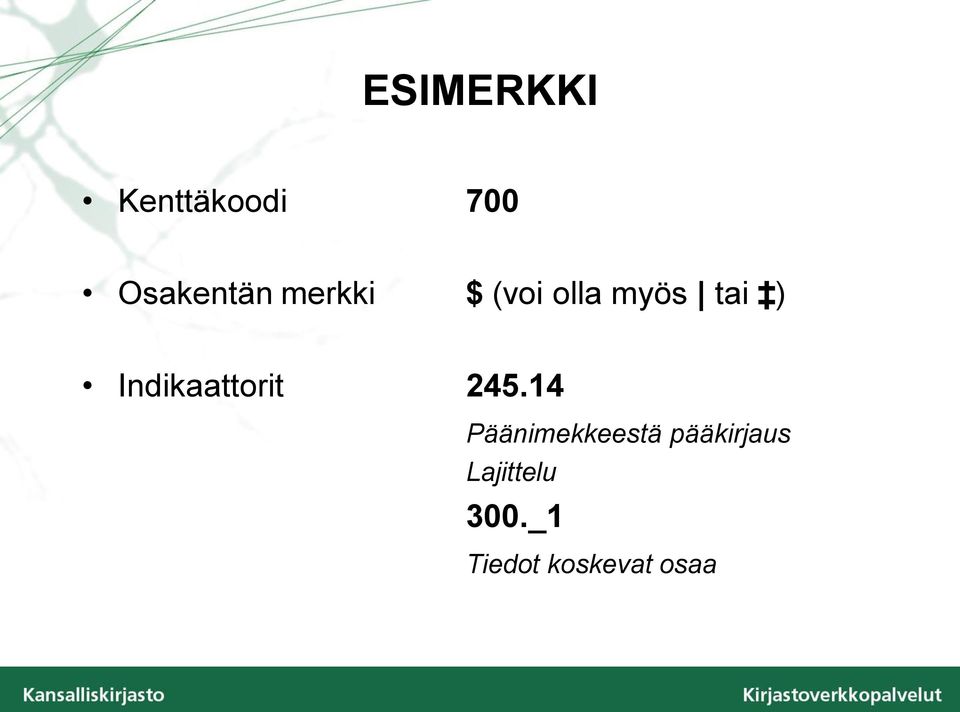 Indikaattorit 245.