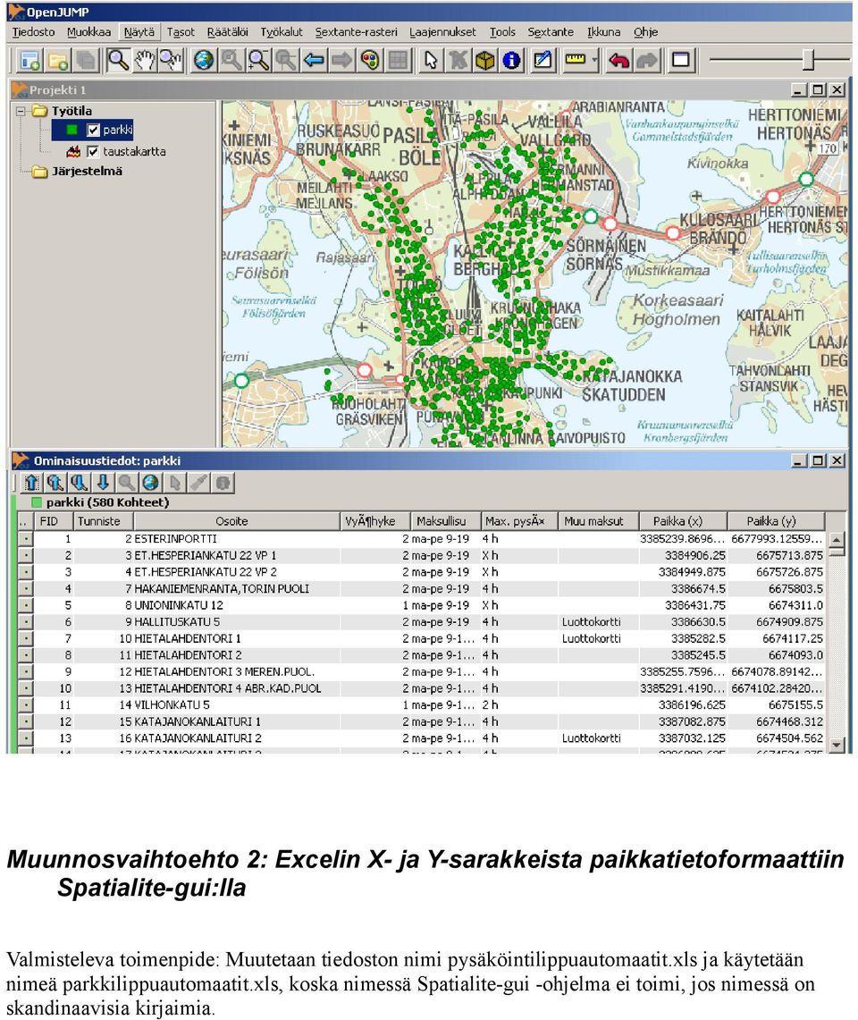 pysäköintilippuautomaatit.xls ja käytetään nimeä parkkilippuautomaatit.
