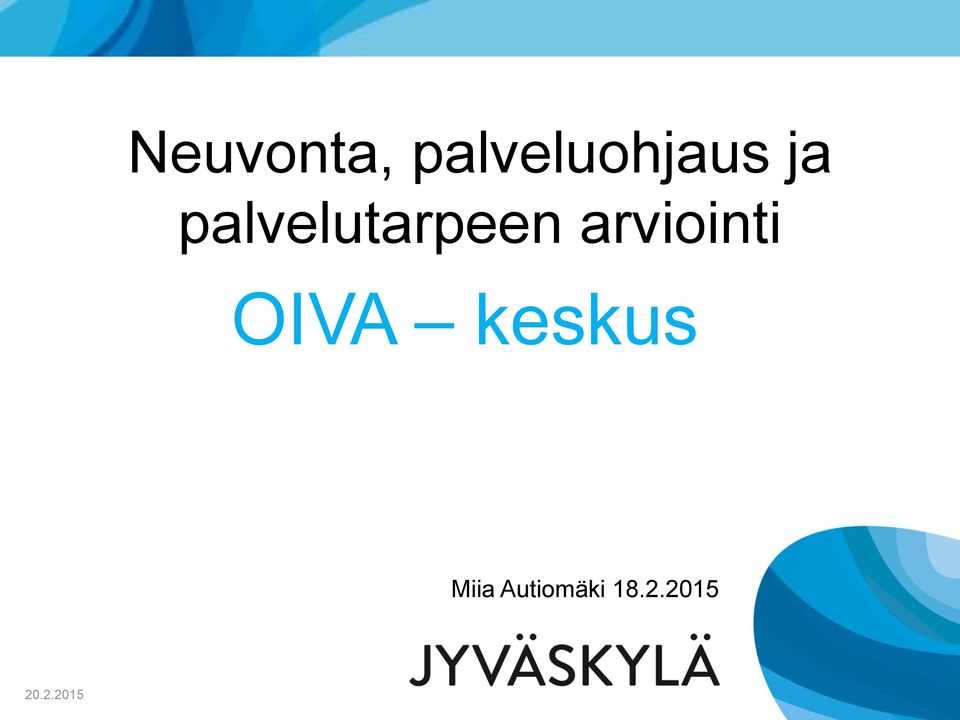 arviointi OIVA keskus