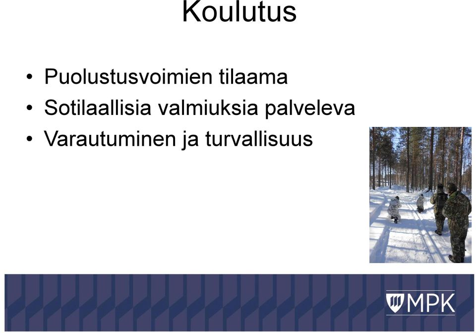 Sotilaallisia valmiuksia