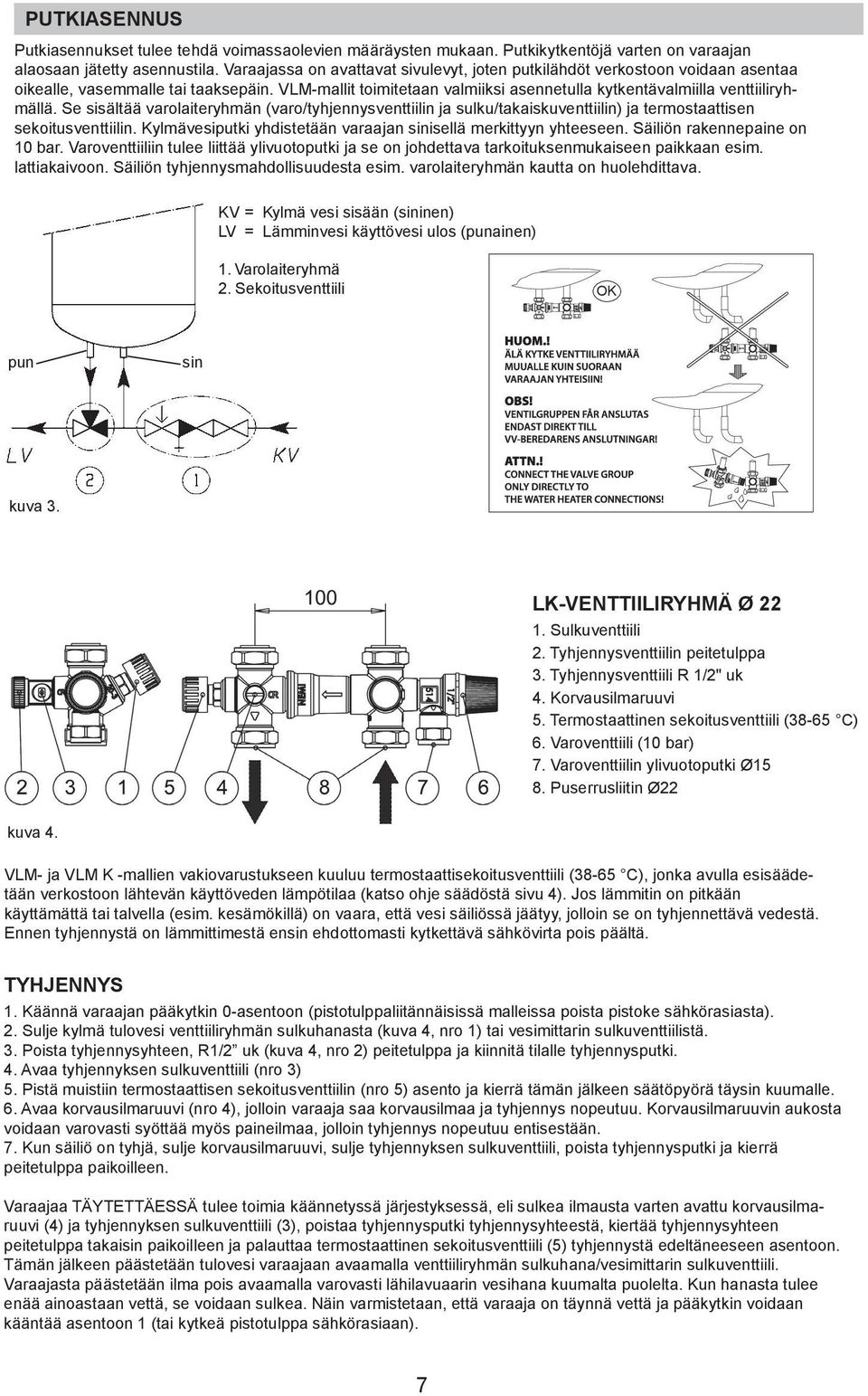 Jäspi VLM ja VLS VEDENLÄMMITTIMET - PDF Ilmainen lataus