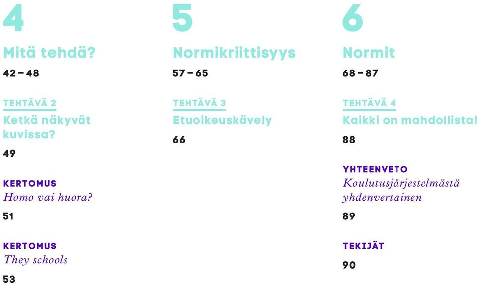 kuvissa? 49 Kertomus Homo vai huora?