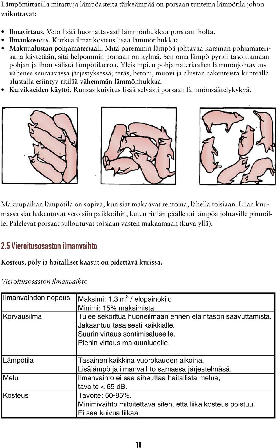 Sen oma lämpö pyrkii tasoittamaan pohjan ja ihon välistä lämpötilaeroa.