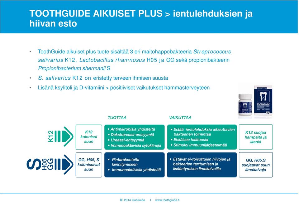 ja GG sekä propionibakteerin Propionibacterium shermanii S S.