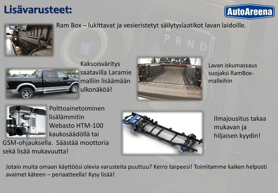 Polttoainetoiminen lisälämmitin Webasto HTM-100 kaukosäädöllä tai GSM-ohjauksella. Säästää moottoria sekä lisää mukavuutta!