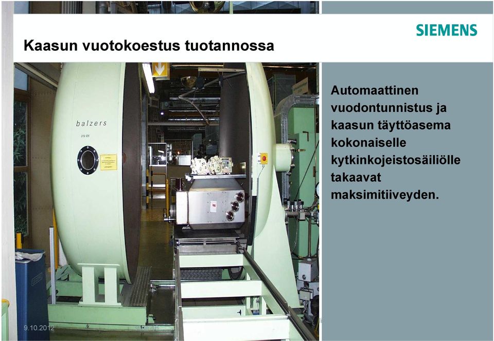 kaasun täyttöasema kokonaiselle