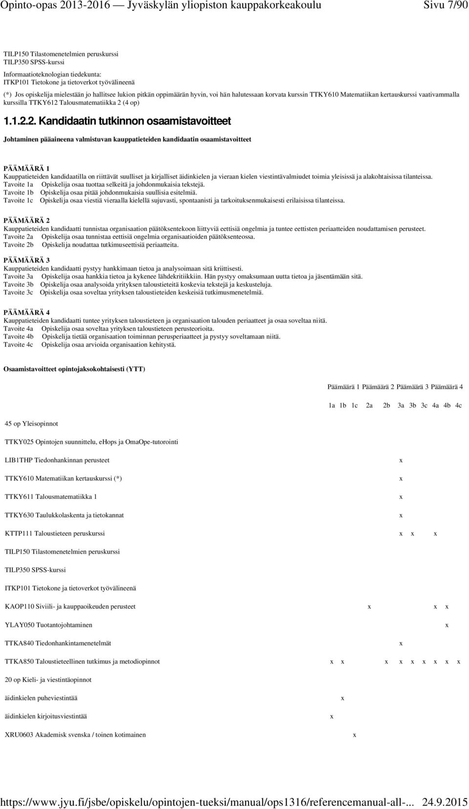 Talousmatematiikka 2 