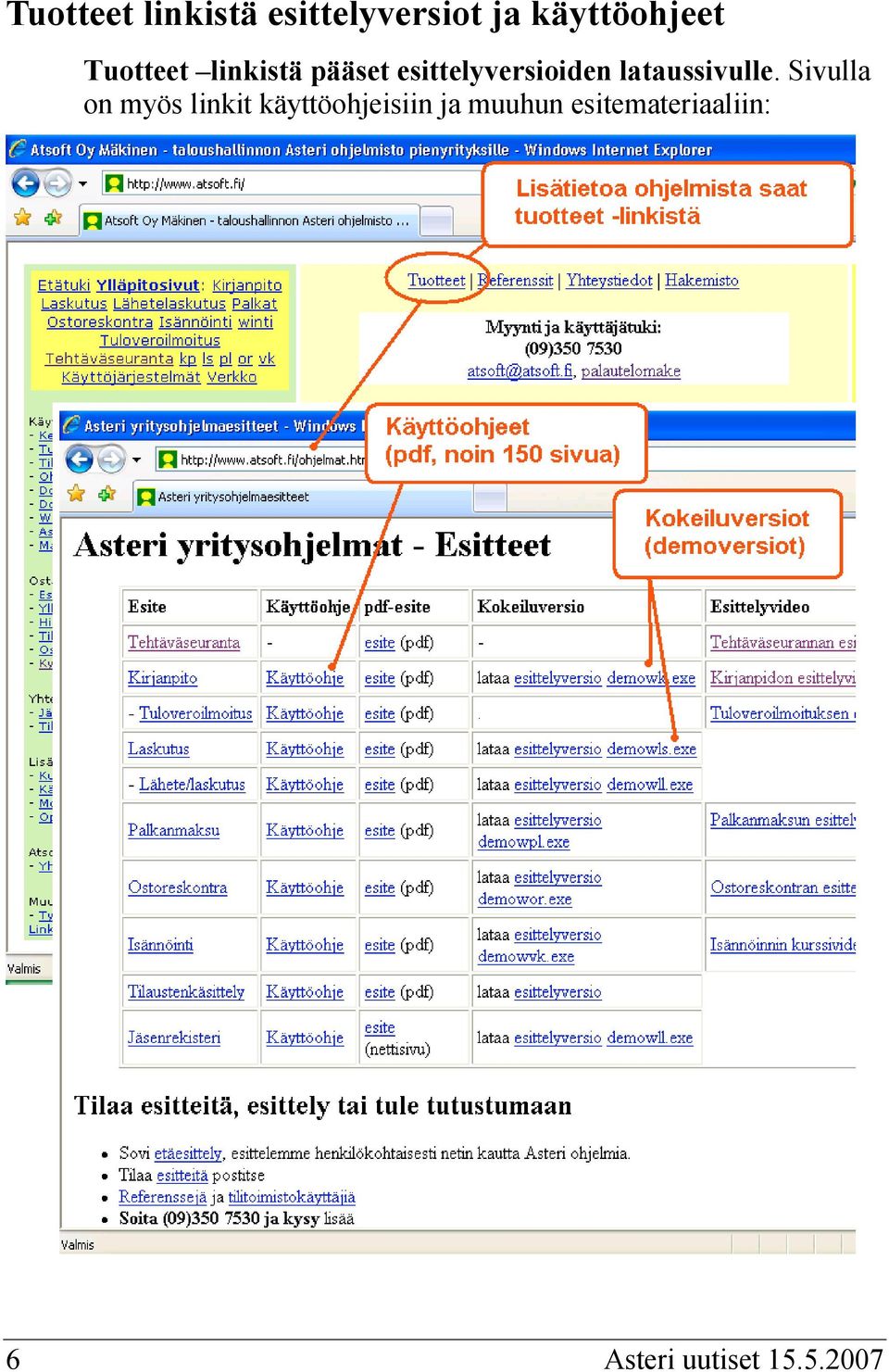 lataussivulle.