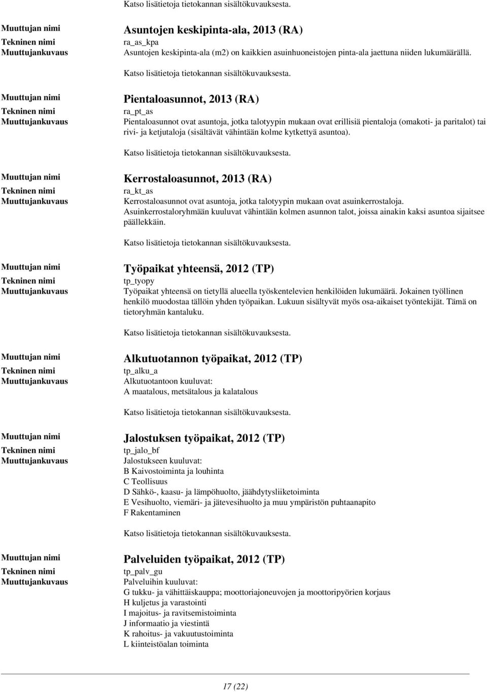 Kerrostaloasunnot ovat asuntoja, jotka talotyypin mukaan ovat asuinkerrostaloja Asuinkerrostaloryhmään kuuluvat vähintään kolmen asunnon talot, joissa ainakin kaksi asuntoa sijaitsee päällekkäin