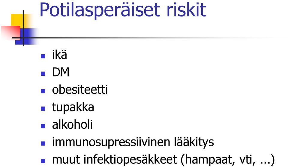 immunosupressiivinen lääkitys