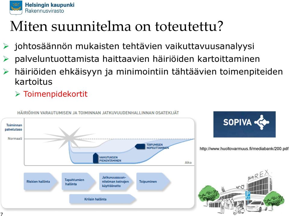 palveluntuottamista haittaavien häiriöiden kartoittaminen häiriöiden