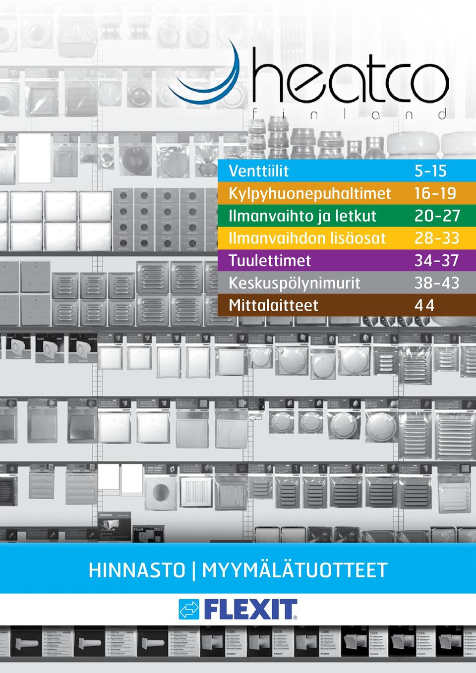 Keskuspölynimurit Mittalaitteet 5-15 16-19