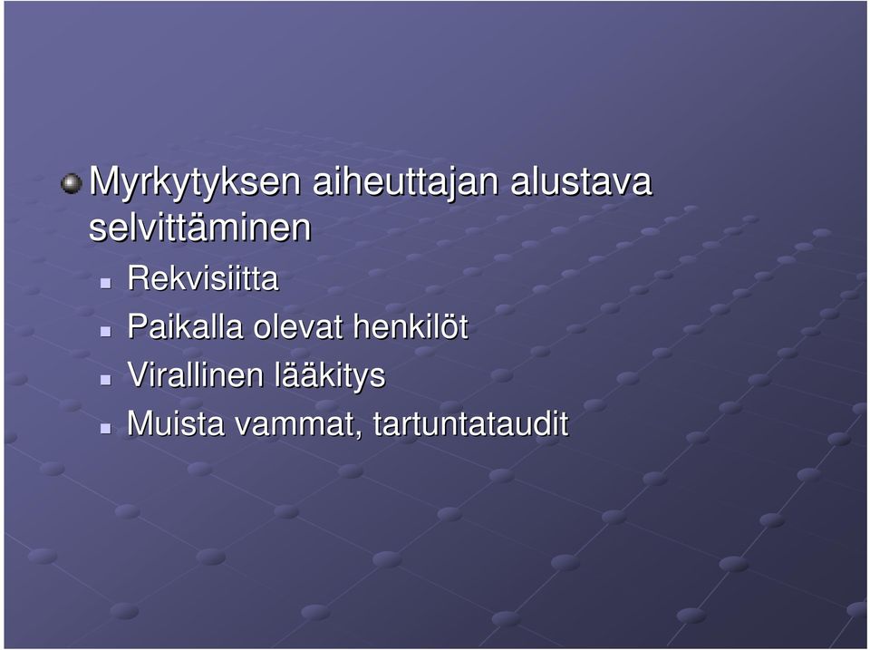 olevat henkilöt Virallinen lääl