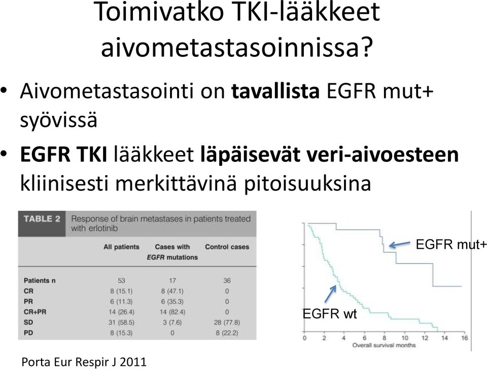 TKI lääkkeet läpäisevät veri-aivoesteen kliinisesti
