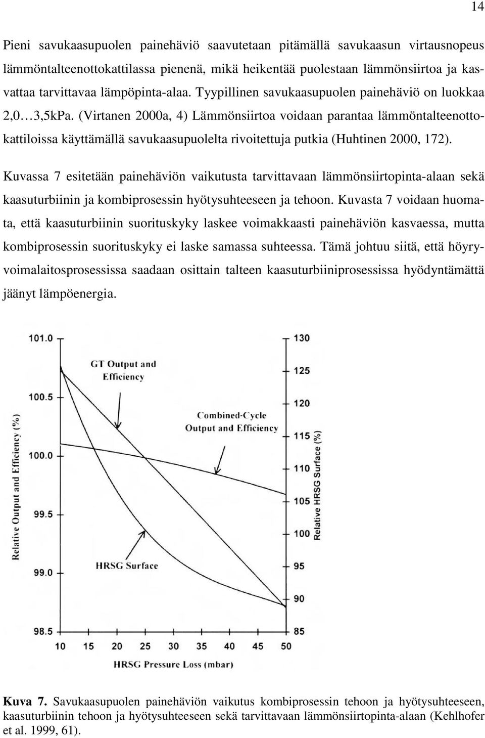 (Virtanen 2000a, 4) Lämmönsiirtoa voidaan parantaa lämmöntalteenottokattiloissa käyttämällä savukaasupuolelta rivoitettuja putkia (Huhtinen 2000, 172).