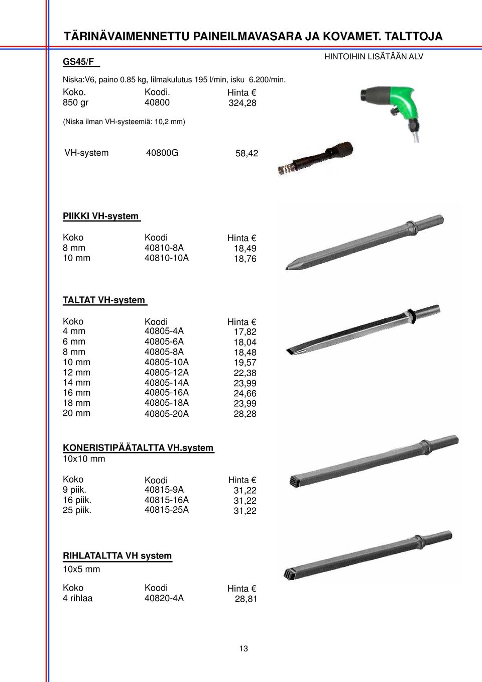 mm 40805-4A 17,82 6 mm 40805-6A 18,04 8 mm 40805-8A 18,48 10 mm 40805-10A 19,57 12 mm 14 mm 16 mm 18 mm 20 mm 40805-12A 40805-14A 40805-16A 40805-18A 40805-20A