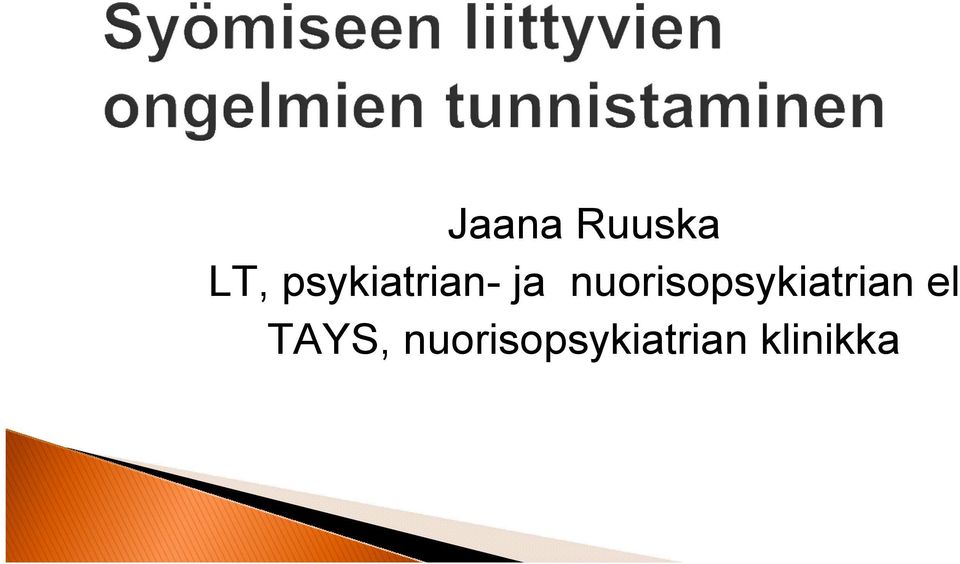 nuorisopsykiatrian el