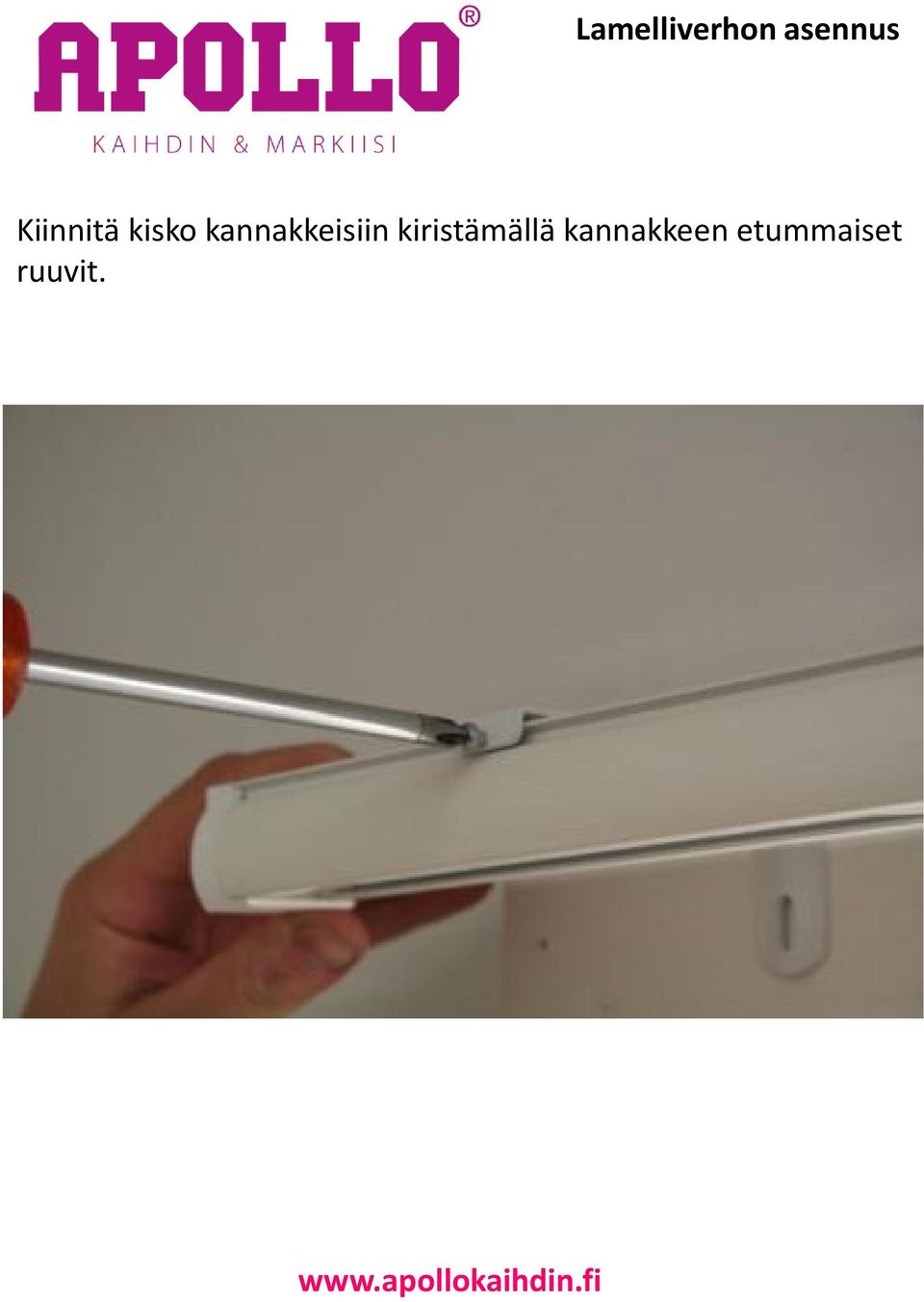 kiristämällä