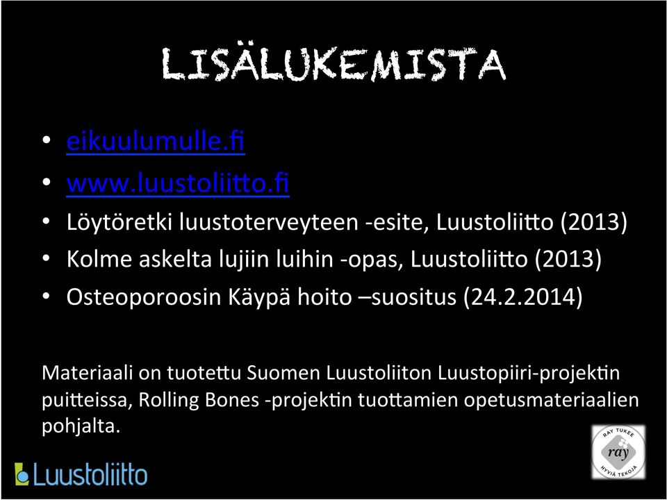 -opas, LuustoliiEo (20