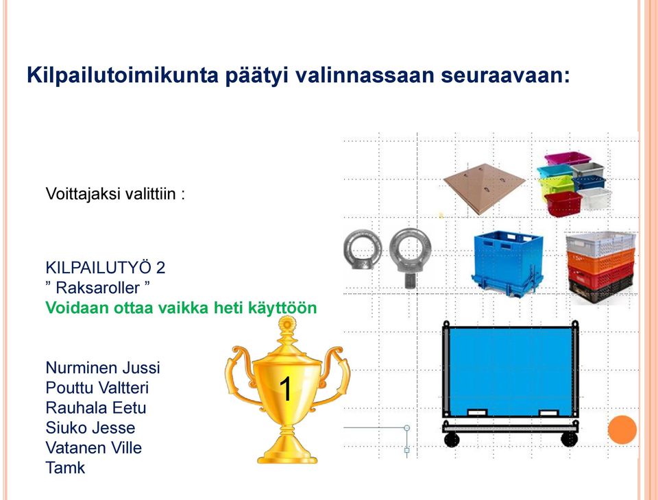 Voidaan ottaa vaikka heti käyttöön Nurminen Jussi