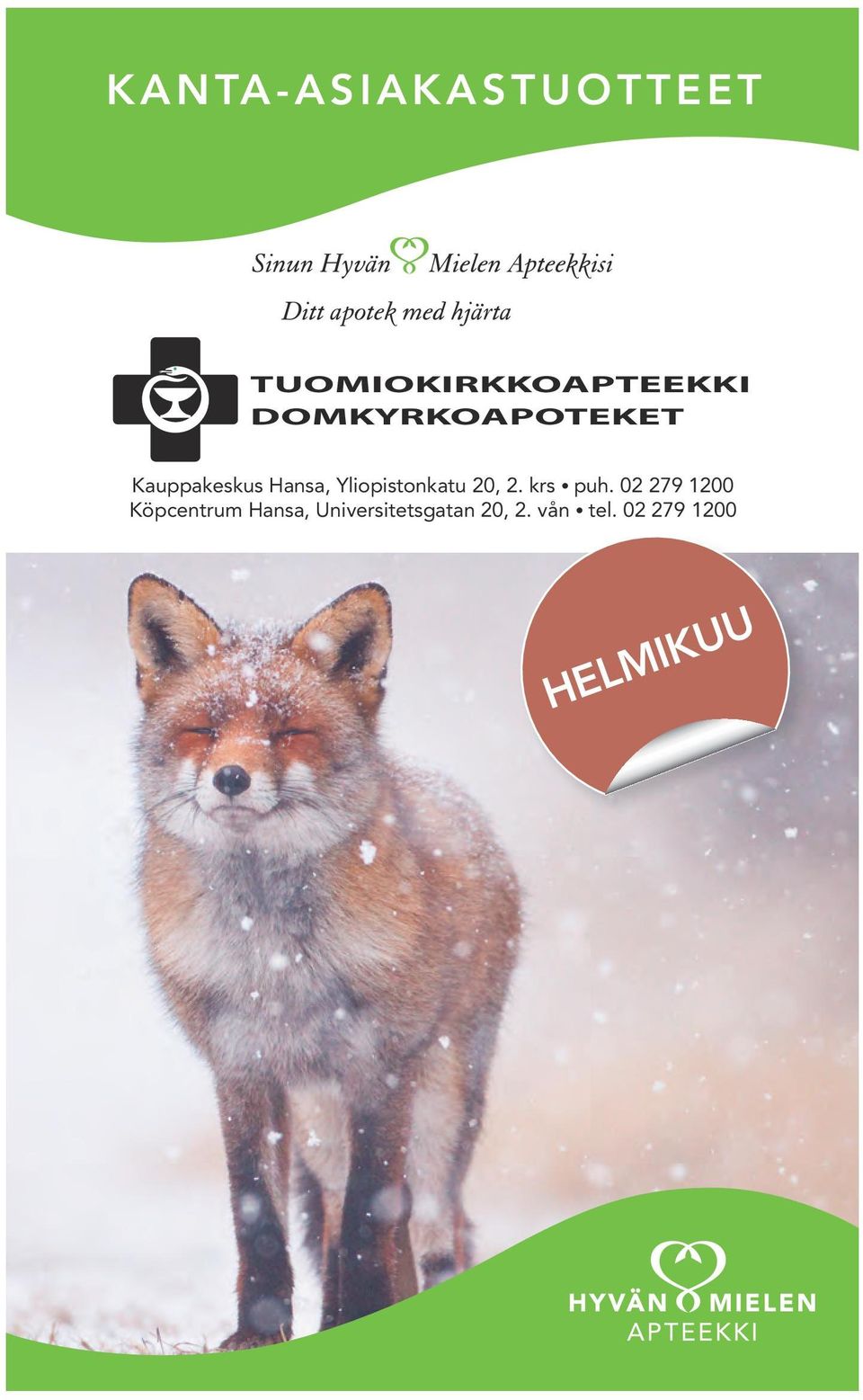 Yliopistonkatu 20, 2. krs puh.