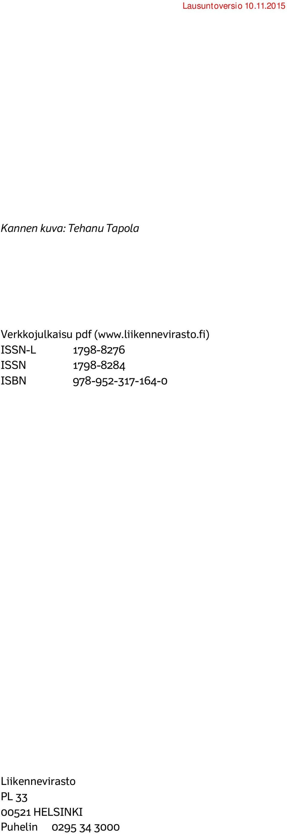 fi) ISSN-L 1798-8276 ISSN 1798-8284 ISBN