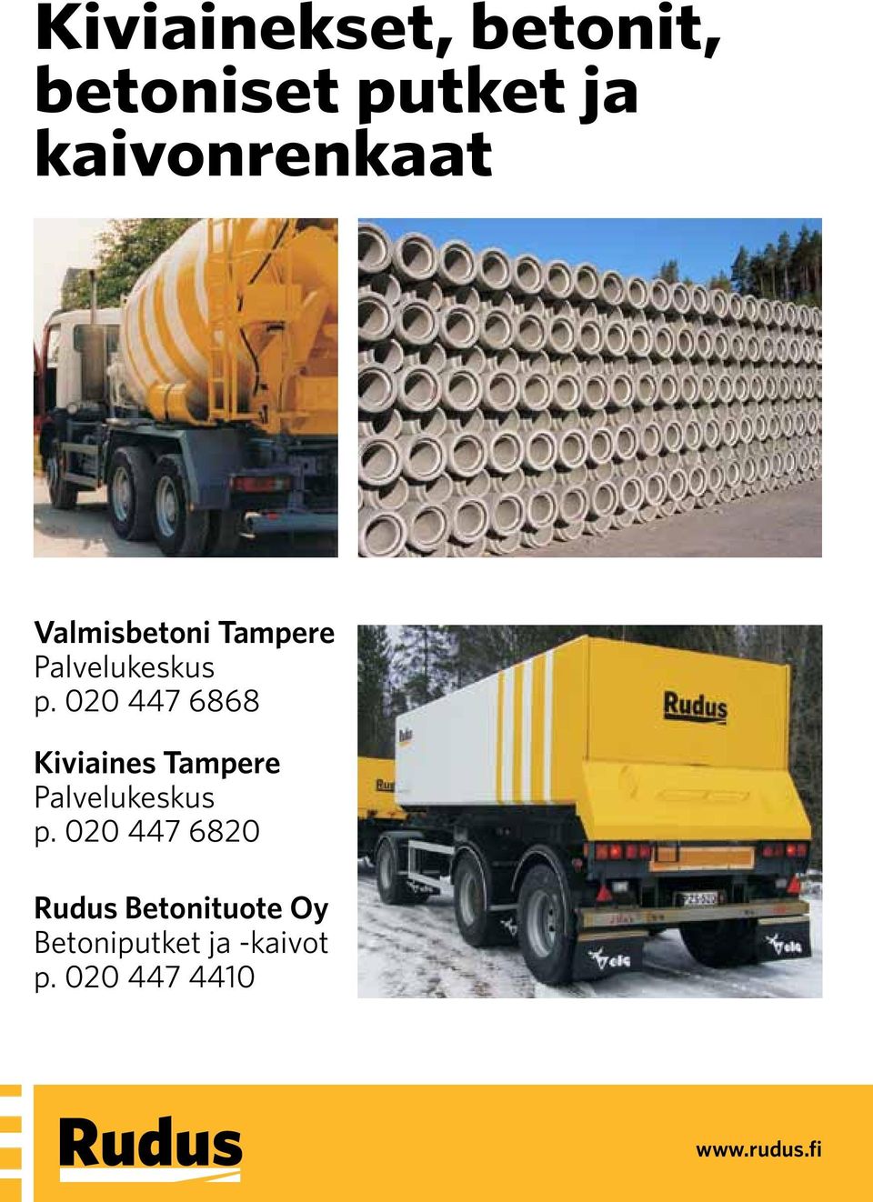 020 447 6868 Kiviaines Tampere Palvelukeskus p.