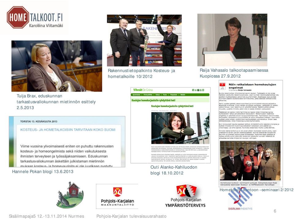 2012 Tuija Brax, eduskunnan tarkastusvaliokunnan mietinnön esittely 2.5.