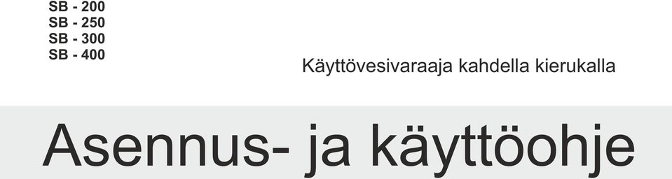 Käyttövesivaraaja