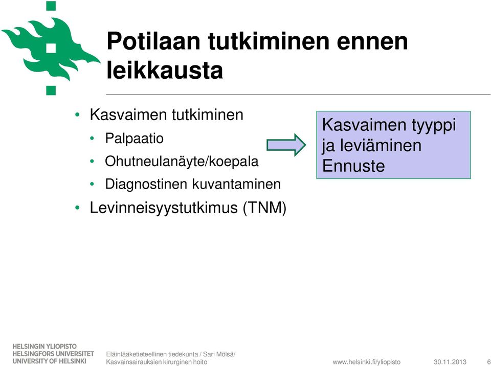 Diagnostinen kuvantaminen Levinneisyystutkimus