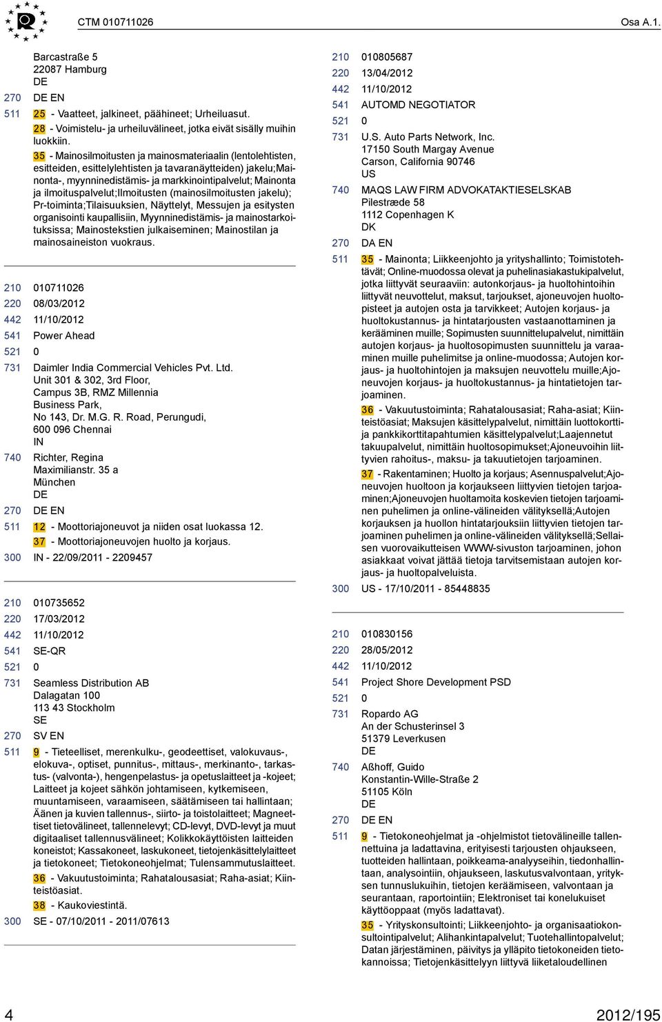 ilmoituspalvelut;ilmoitusten (mainosilmoitusten jakelu); Pr-toiminta;Tilaisuuksien, Näyttelyt, Messujen ja esitysten organisointi kaupallisiin, Myynninedistämis- ja mainostarkoituksissa;