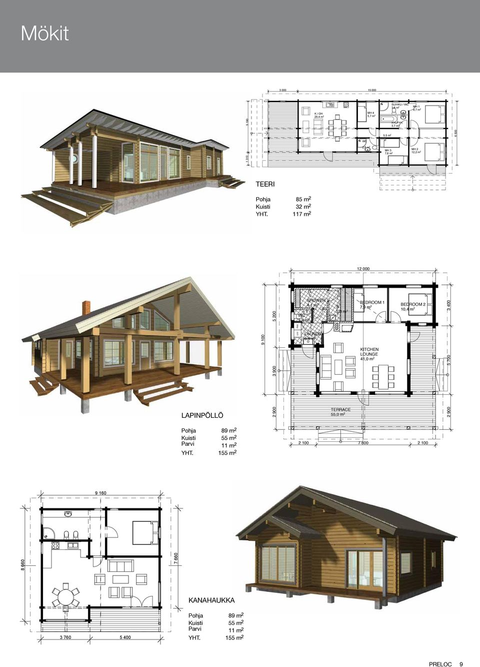 7 m 2 2 000 LAPINPÖLLÖ 9 00 2 900 3 900 5 200 SHOWER 4, m 2 S 5,3 m 2 WC,4 m 2 PKK LVV LAUNDRY 5,6 m 2 TERRACE 55,0 m 2 BEDROOM 7,9 m 2 BEDROOM 2 0,4 m 2 KITCHEN LOUNGE 4,0 m 2 2 900 5 700 3 400