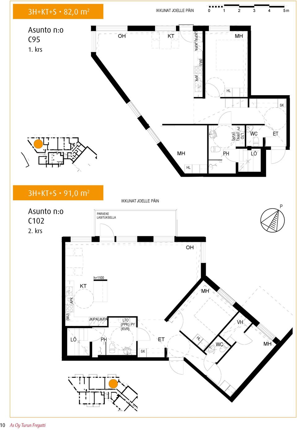 krs () TONTIN 3H++S 91,0 m 2 C102