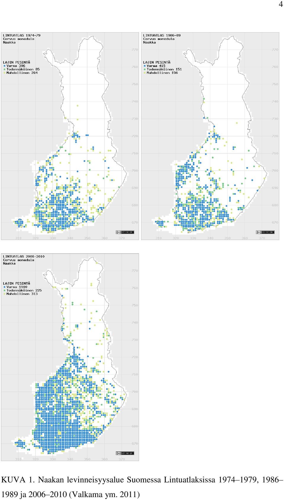 Suomessa Lintuatlaksissa