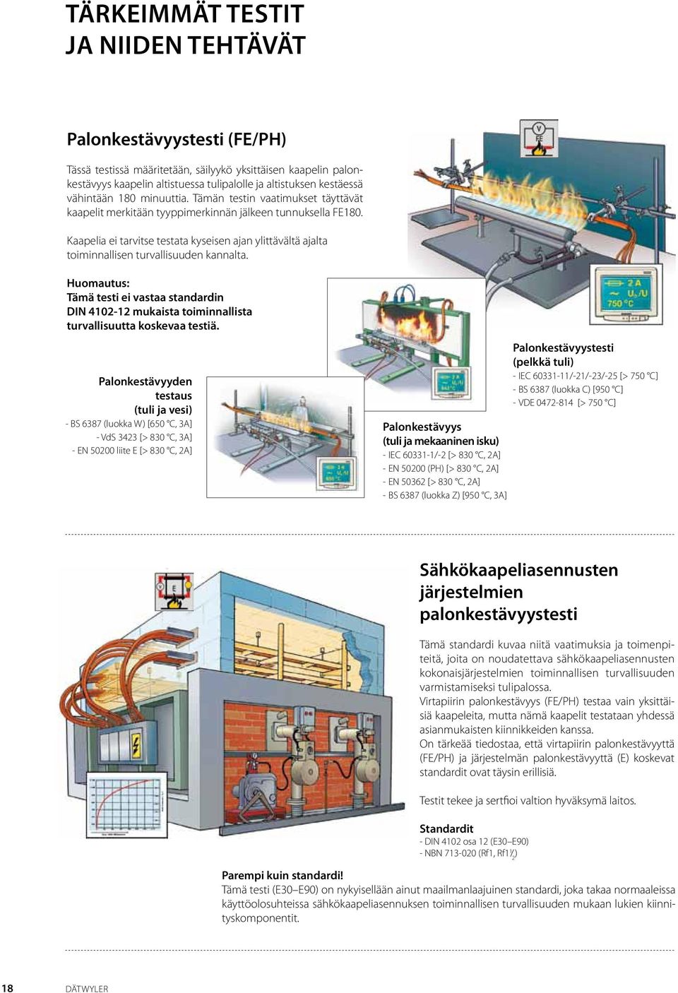 Kaapelia ei tarvitse testata kyseisen ajan ylittävältä ajalta toiminnallisen turvallisuuden kannalta.