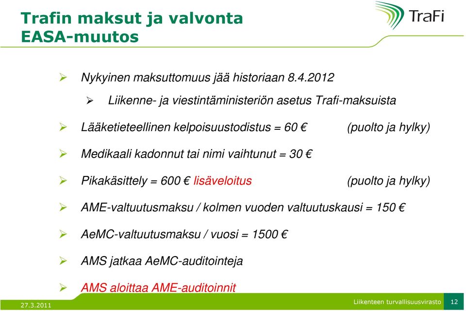 ja hylky) Medikaali kadonnut tai nimi vaihtunut = 30 Pikakäsittely = 600 lisäveloitus (puolto ja hylky)