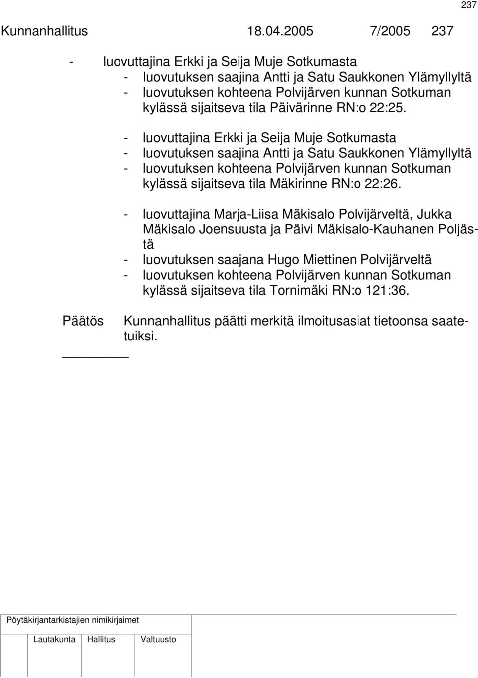 Päivärinne RN:o 22:25.