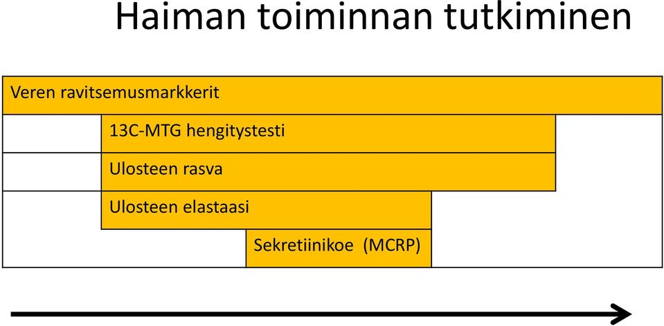 13C-MTG hengitystesti Ulosteen