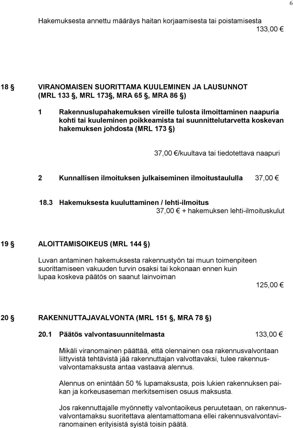 julkaiseminen ilmoitustaululla 37,00 18.