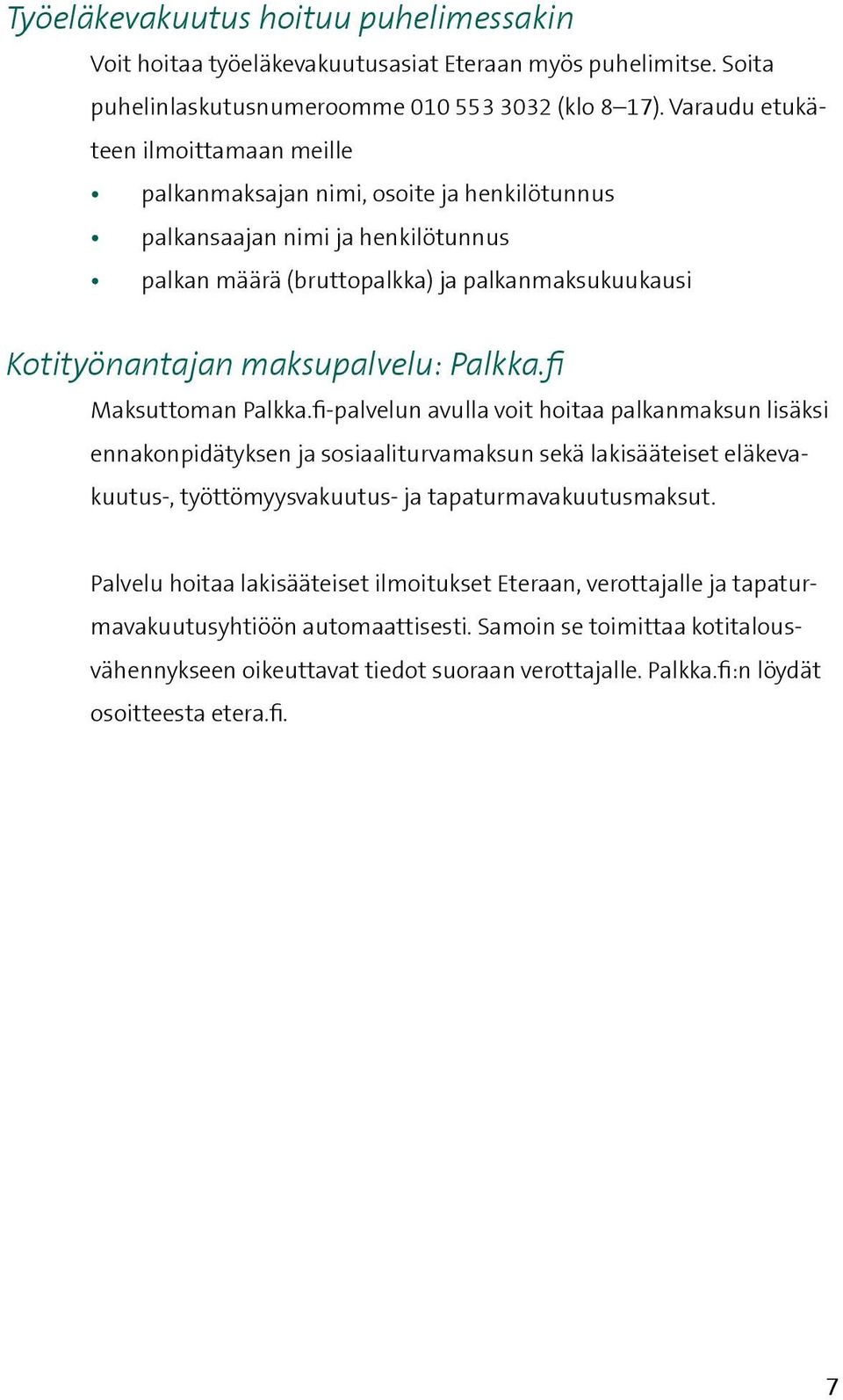 Palkka.fi Maksuttoman Palkka.